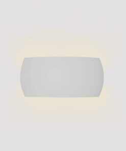 Inlight Επιτοίχιο φωτιστικό λευκό από γύψο 1XE14 D:31cm (43050-White)