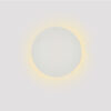 Inlight Επιτοίχιο φωτιστικό λευκό από γύψο LED 8W 3000K D:25cm (43052-White)