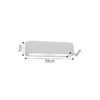 Inlight Επιτοίχιο λευκό φωτιστικό από γύψο 2XE14 D:35cm (43054-White)