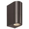 ΑΠΛΙΚΑ ΤΟΙΧΟΥ UP-DOWN ΟΒΑΛ GU10 IP54 ΜΑΥΡΗ EUROLAMP 145-82065