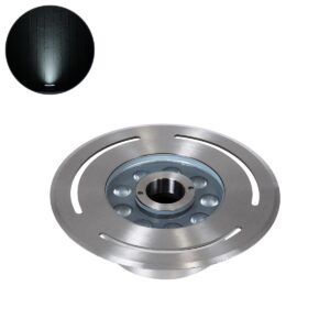 GloboStar® UNDERWATER-DENIS 90433 Υποβρύχιο Χωνευτό Φωτιστικό Σποτ Ειδικό για Σιντριβάνια – Πισίνες – Τζακούζι LED 9W 900lm 30° DC 24V Αδιάβροχο IP68 Φ21 x Υ7.5cm Ψυχρό Λευκό 6000K – Ανοξείδωτο Ατσάλι SS304 – 3 Years Warranty