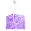 InLight Κρεμαστό φωτιστικό από μοβ plexiglass (4339-Μοβ)