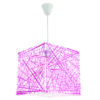 InLight Κρεμαστό φωτιστικό από ροζ plexiglass (4339-Ροζ)