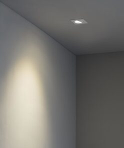 RADÓN ADJUST WHITE RECESSED LAMP SQUARE GU10 FARO – 43396