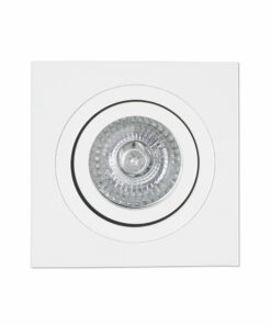 RADÓN ADJUST WHITE RECESSED LAMP SQUARE GU10 FARO – 43396
