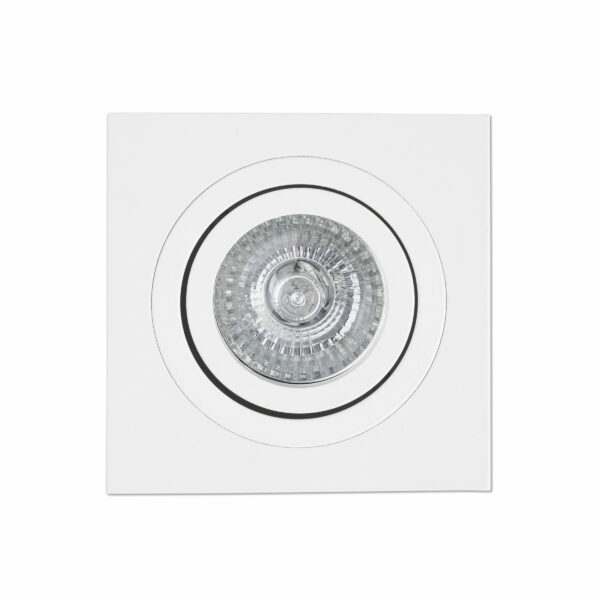 RADÓN ADJUST WHITE RECESSED LAMP SQUARE GU10 FARO – 43396