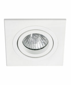 RADÓN ADJUST WHITE RECESSED LAMP SQUARE GU10 FARO – 43396