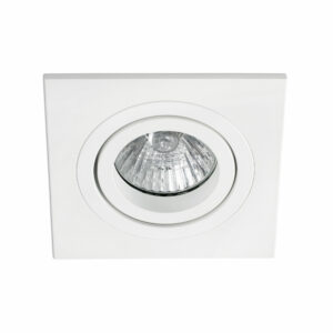 RADÓN ADJUST WHITE RECESSED LAMP SQUARE GU10 FARO – 43396