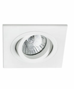 RADÓN ADJUST WHITE RECESSED LAMP SQUARE GU10 FARO – 43396