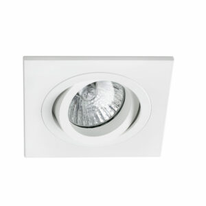 RADÓN ADJUST WHITE RECESSED LAMP SQUARE GU10 FARO – 43396