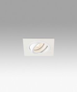 RADÓN ADJUST WHITE RECESSED LAMP SQUARE GU10 FARO – 43396