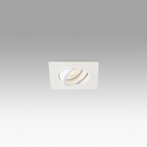 RADÓN ADJUST WHITE RECESSED LAMP SQUARE GU10 FARO – 43396