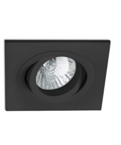 Faro Barcelona RADÓN SQ Τετράγωνο, Χωνευτό Φωτιστικό Οροφής, Μαύρου Χρώματος – 43406