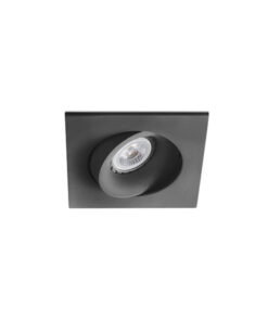 Faro Barcelona ARGÓN SQ Τετράγωνο, Χωνευτό Φωτιστικό Οροφής, Μαύρου Χρώματος- 43412