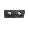 ARGÓN-2 ADJUSTABLE BLACK RECESSED LAMP 2XGU10 FARO – 43413