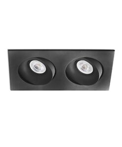 ARGÓN-2 ADJUSTABLE BLACK RECESSED LAMP 2XGU10 FARO – 43413