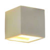 InLight Επιτοίχιο φωτιστικό λευκό από γύψο 1XG9 D:11,5cm (43414)