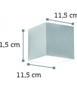 InLight Επιτοίχιο φωτιστικό λευκό από γύψο 1XG9 D:11,5cm (43414)