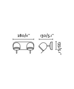 STONE-2 WALL LAMP GU10 FARO – 43501