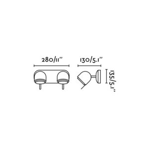 STONE-2 WALL LAMP GU10 FARO – 43501