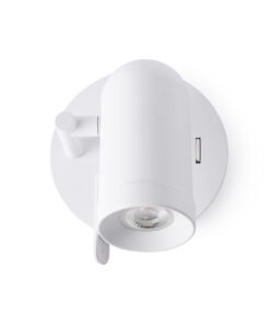 ORLEANS WHITE WALL LAMP 1L FARO – 43520