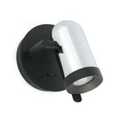 ORLEANS CHROME WALL LAMP 1L FARO – 43522