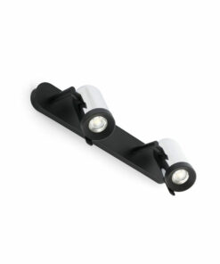 ORLEANS CHROME WALL LAMP 2L FARO – 43525