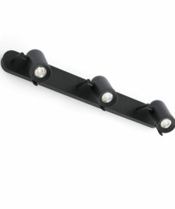 ORLEANS BLACK WALL LAMP 3L FARO – 43527