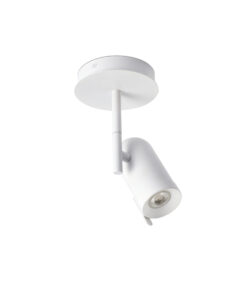 Faro Barcelona Orleans Μονό Σποτ με Ντουί GU10 σε Λευκό Χρώμα – 43529