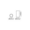 STAN CEILING LAMP BLACK 1xGU10                    FARO – 43747
