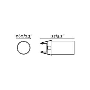 STAN PENDANT RECESSED BLACK 1xGU10                FARO – 43753