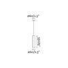 STAN PENDANT LAMP SATIN GOLD 1xGU10               FARO – 43756