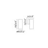 STAN WALL LAMP SATIN GOLD 1xGU10                  FARO – 43759