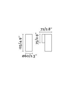 STAN WALL LAMP SATIN GOLD 1xGU10 FARO – 43759