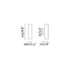 STAN WALL LAMP SATIN GOLD 2xGU10                  FARO – 43760