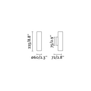 STAN WALL LAMP SATIN GOLD 2xGU10                  FARO – 43760