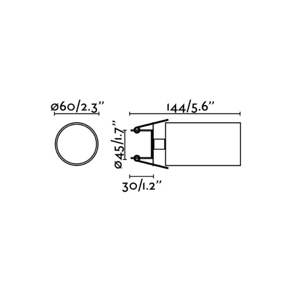 STAN PENDANT RECESSED SATIN GOLD 1xGU10           FARO – 43761