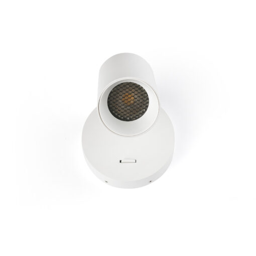 Faro Barcelona STAN WHITE WALL LAMP WITH SWITCH 1XGU10 – 43767FR