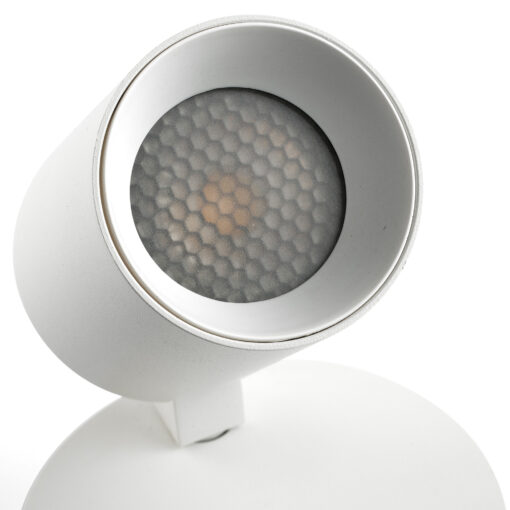 Faro Barcelona STAN WHITE WALL LAMP WITH SWITCH 1XGU10 – 43767FR