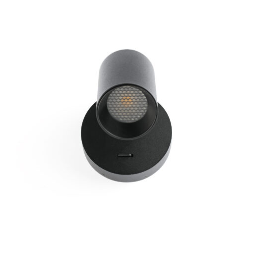 Faro Barcelona STAN BLACK WALL LAMP WITH SWITCH 1XGU10 – 43768FR