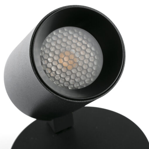 Faro Barcelona STAN BLACK WALL LAMP WITH SWITCH 1XGU10 – 43768FR