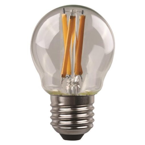 ΛΑΜΠΑ LED ΣΦΑΙΡΙΚΗ CROSSED FILAMENT 4.5W E27 3000K 220-240V EUROLAMP 147-78261