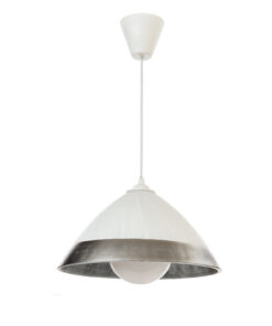 InLight Κρεμαστό φωτιστικό από ασημί γυαλί (4409-Β-Ασημί)