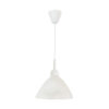 InLight Κρεμαστό φωτιστικό από λευκό γυαλί 1XE14 D:18cm (4409-Γ-Λευκό)