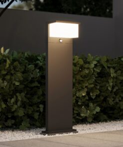 Φωτιστικό Κολωνάκι με Ανιχνευτή Κίνησης Ανθρακί 80cm NESTOS LED 13W 1300lm 3000K IP54 Trio Lighting – 440969142