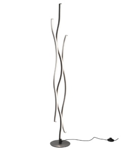 Φωτιστικό Δαπέδου Trio Lighting BLAZE , 28W · 3250lm, 2300+3000+4000K Βουρτσισμένο Αλουμίνιο Μεταλλικό, Step Dimmable, Λειτουργία μνήμης – 441210305