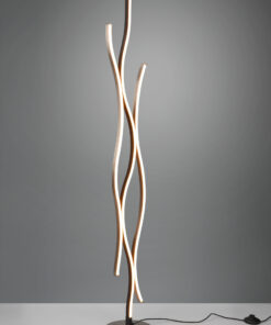 Φωτιστικό Δαπέδου Trio Lighting BLAZE , 28W · 3250lm, 2300+3000+4000K Βουρτσισμένο Αλουμίνιο Μεταλλικό, Step Dimmable, Λειτουργία μνήμης – 441210305