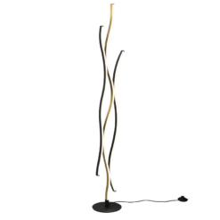 Φωτιστικό Δαπέδου Trio Lighting BLAZE , 28W · 3250lm, 2300+3000+4000K Ορείχαλκος Ματ Μεταλλικό, Λειτουργία μνήμης, Step Dimmable – 441210308
