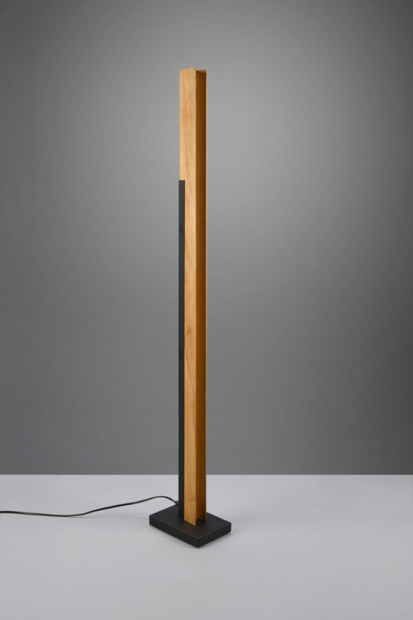 Φωτιστικό Δαπέδου Trio Lighting KERALA , 16W · 1950lm, 3000K Μαύρο Ματ Μεταλλικό, Αφής, Step Dimmable – 441610132