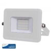 LED Προβολέας 20W V-TAC PRO Samsung Chip Μαύρος 100° 1600lm Λευκός Αδιάβροχος IP65 Φυσικό Λευκό 4000K – 443